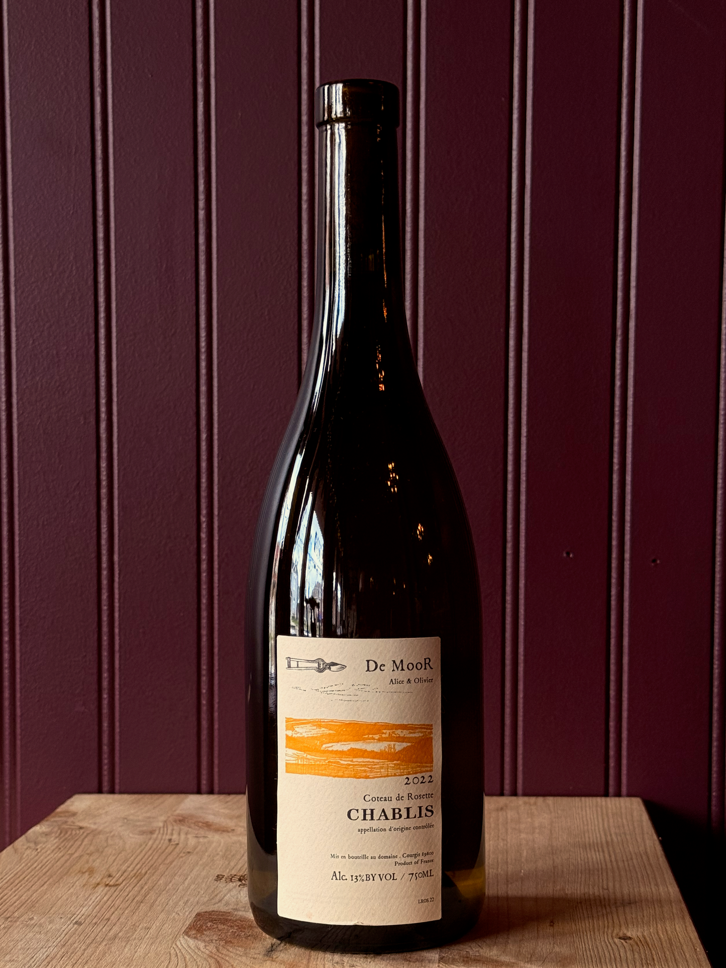 Alice & Olivier De Moor ‘Coteau de Rosette’ Chablis 2022