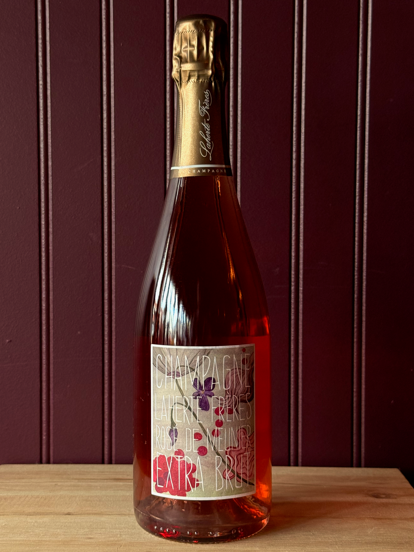 Champagne Laherte Frères Rosé de Meunier Extra Brut