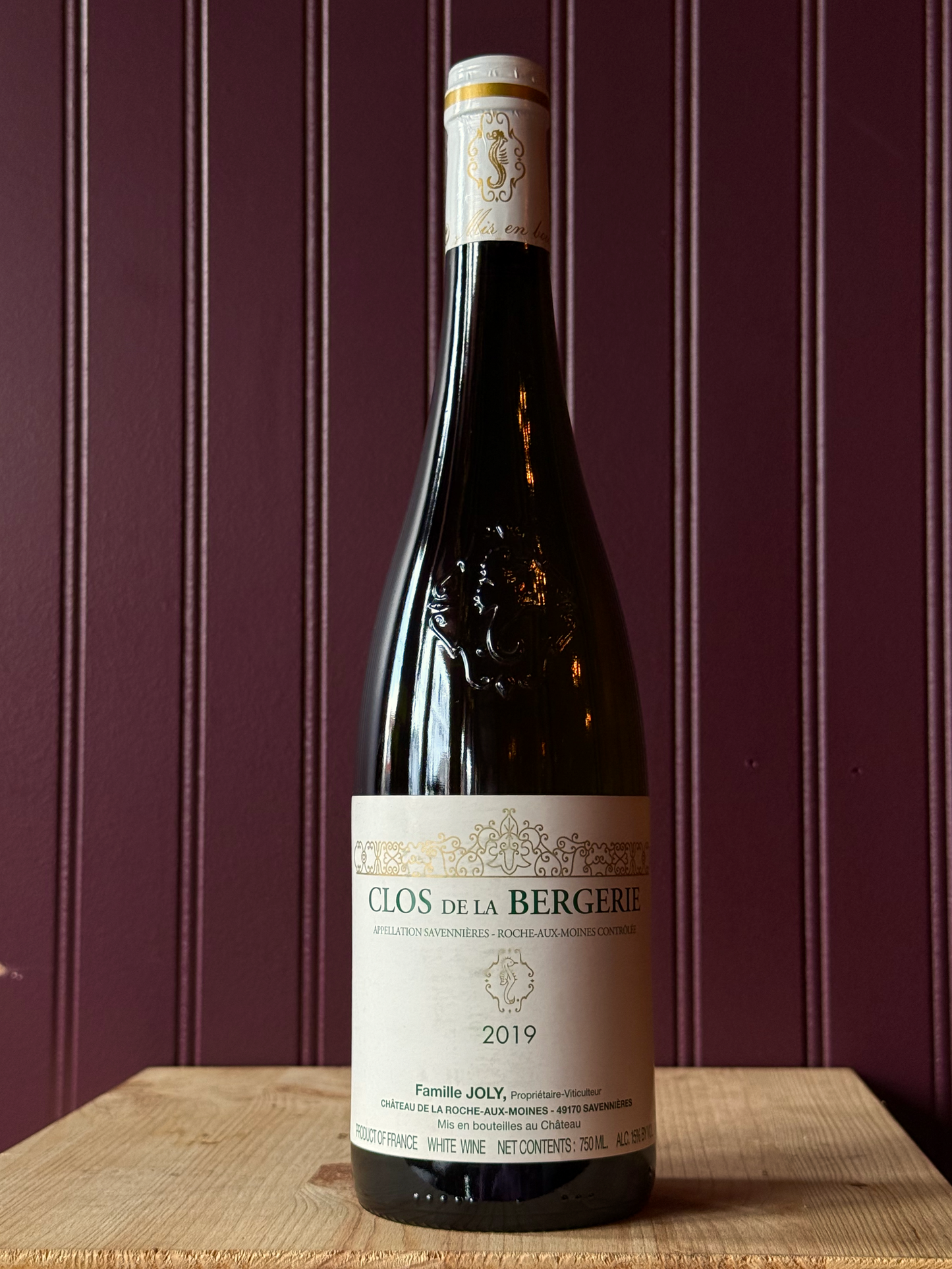 Famille Joly ‘Clos de la Bergerie’ Savennières 2019
